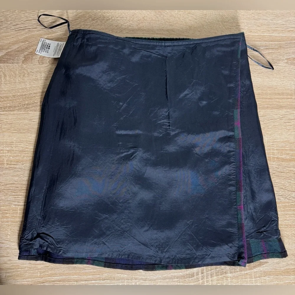 Brooks Brothers Fleece Girls 14 Wool Plaid Scottish Tartans Style Skirt Lined